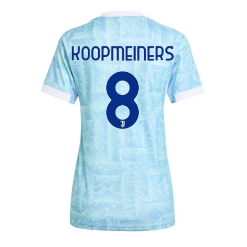 Lacne Ženy Futbalové dres Juventus Teun Koopmeiners #8 2025-26 Krátky Rukáv - Preč